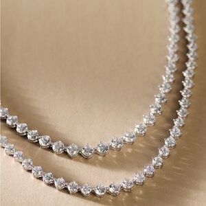 🌟NADRI CASSI DOUBLE ROW CZ TENNIS NECKLACE🌟